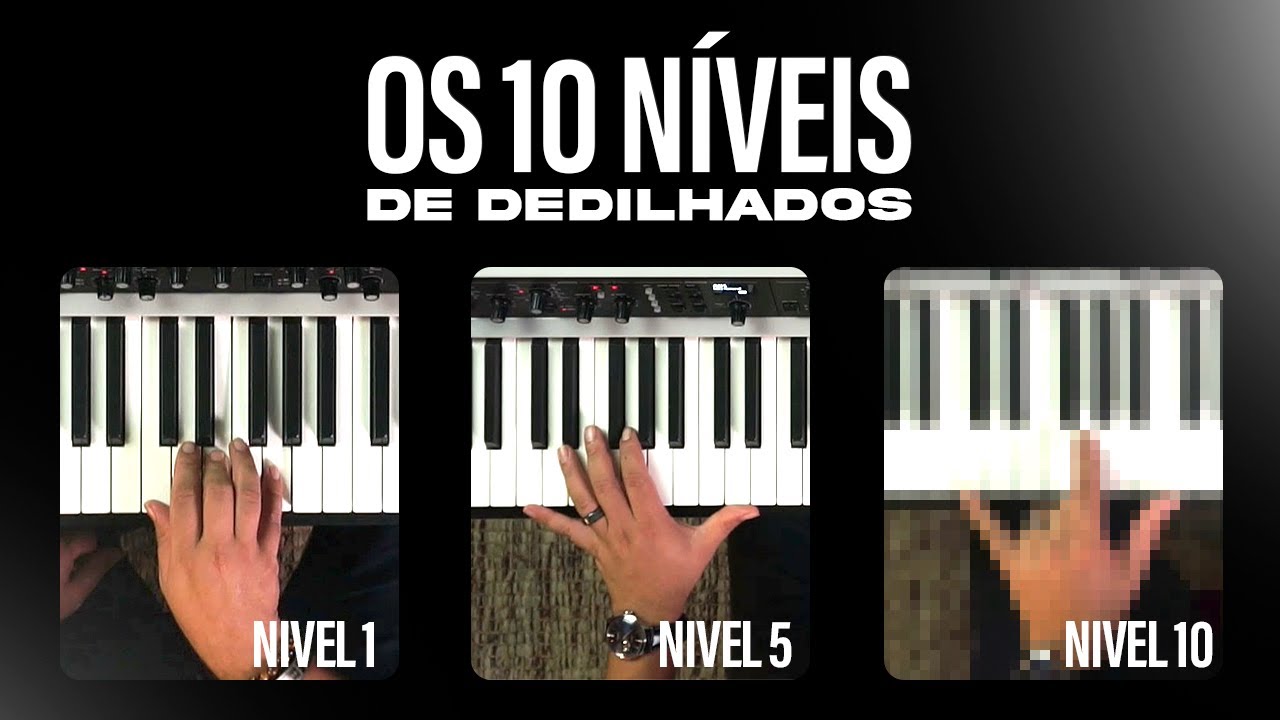 10 níveis de dedilhados no teclado - Aula Completa | Léo Carvalho