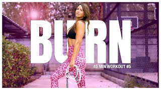 45 Minute HIIT Workout For FAT LOSS At Home Workout | BURN 4 Week Program #5
