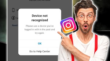Instagram Device not recognized | Please use a device you