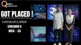 We are proud to announce that our student has successfully got placed in an IT company