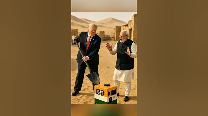 Trump and modi in controversial tariff gesture | Political symbolism explained#politicalhumor #funny