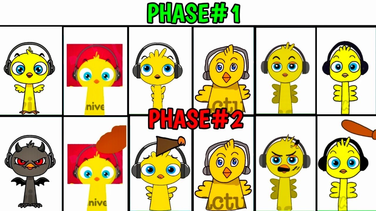 sprunki-oc-all-pulcino-pio-phase-1-to-phase-2-game-animation