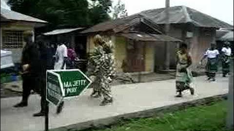 Funeral procession in Nembe