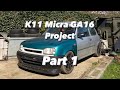 Nissan K11 Micra GA16 Project Part 1 - Deciding what to do