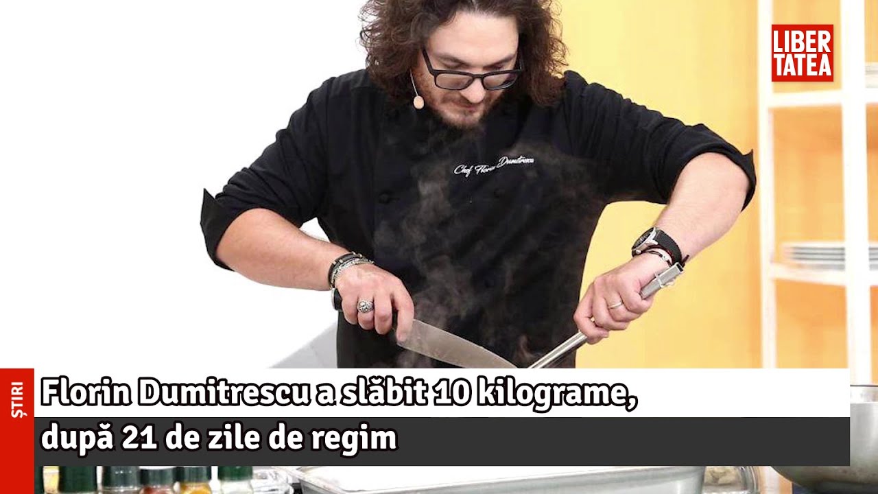 Dieta lui Florin Dumitrescu. Bucătarul a slăbit 6 kilograme într-o săptămână: „E bine, momentan”