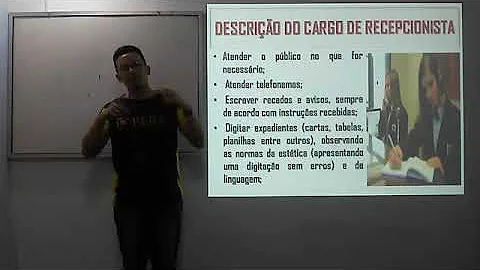 O que é uma recepcionista atendente?