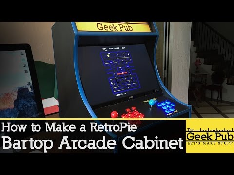 Build a RetroPie Bartop Arcade Cabinet with a Raspberry Pi