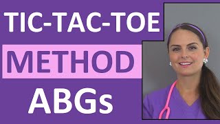 Arterial Blood Gas | ABGs Made Easy for Nurses | Tic Tac Toe Method