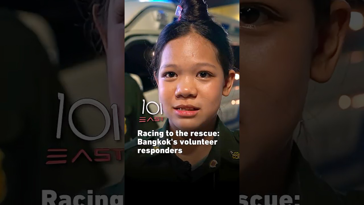 Racing to the rescue: Bangkok's volunteer responders | 101 East #shorts