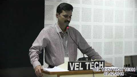 VEL TECH HIGH TECH DEPT OF ECE WORKSHOP 07.12.2018 DAY 01