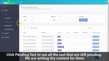 PBNTester Demo - How to test your PBNs