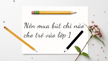 Nên chọn bút chì nào cho bé vào lớp 1, phân biệt bút chì 2B, HB #Netchuviet #Tips #butchi