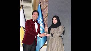تكريم مايا العبسي في العراق ب #جائزة_أطوار_بهجت
