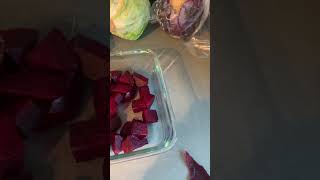 Beet Easy Peel in Instant Pot InstantPot Cooking Tutorial Cut Peel How To #shorts