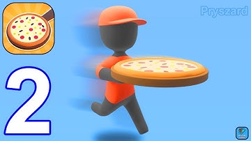 Like a Pizza - Gameplay Walkthrough Part 2 Max Level Pizza Simulator (iOS,Android)