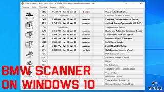 💻 [PA Soft] BMW Scanner on Windows 10 (Check for Codes and Settings on your BMW) screenshot 1