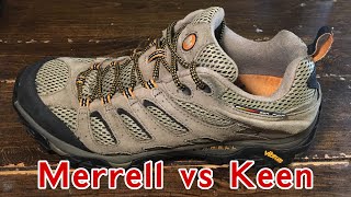 Merrell MOAB & Keen Targhee Shoes Comfortable For Walking - Hiking - Trail - Urban Outdoor & EDC