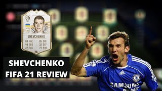 SHEVCHENKO 86 REVIEW! CHEAP BEAST? SHEVCHENKO FIFA 21 FUT REVIEW!