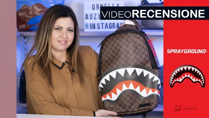 Sprayground Sharks in Paris Backpack Triple Unboxing and Review - LV Dupe?  