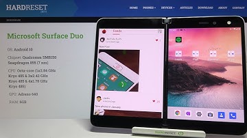Microsoft Surface Duo - AnTuTu Benchmark Performance TEST