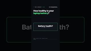 Check Your Laptop Battery Health With One Command (powercfg /batteryreport)