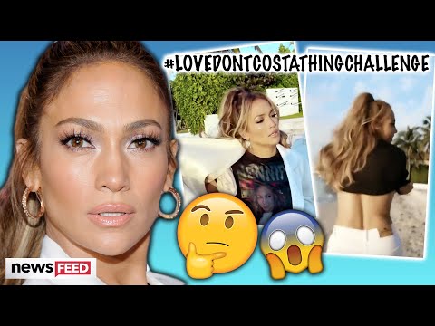 Jennifer Lopez Dragged For WASTEFUL Viral Challenge!