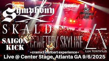 Symphony X, SKALD, Cemetery Skyline, Saigon Kick & Lux Terminus LIVE @  ProgPower USA Day 4 2025