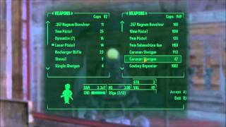 Fallout New Vegas: Making infinite caps with store glitch