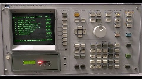 HP 4145A Semiconductor Parameter Analyzer Disk Drive Replacement
