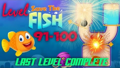 Save the Fish - Pull the Pin Game - Gameplay Walkthrough Part 11 Levels 91-100 (Android)