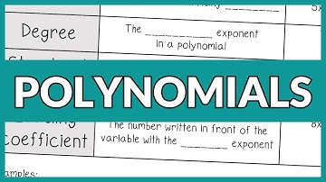 Adding & Subtracting Polynomials Lesson for High School Algebra 1