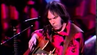 Video thumbnail of "Neil Young - Harvest Moon + interview [January 1993]"
