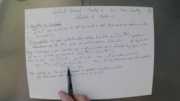 Calcul Formel Chapitre 1, Partie 2 : algorithme de Karatsuba (multiplication rapide).