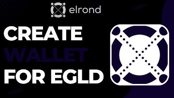 How to Create Elrond Wallet for eGLD !