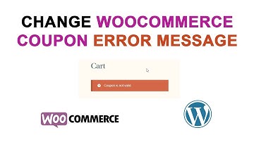 Change woocommerce default coupon error message