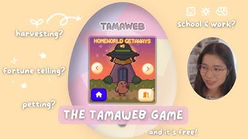 Het Tamaweb-spel 🌟│ is een gratis Tamagotchi-spel dat je MOET uitproberen 💖tuinieren, werken, aai...