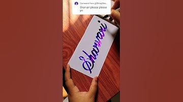 Sharvari😍#shorts #trending #viral #calligraphy #youtubeshorts #video #foryou #love #shortsfeed #live