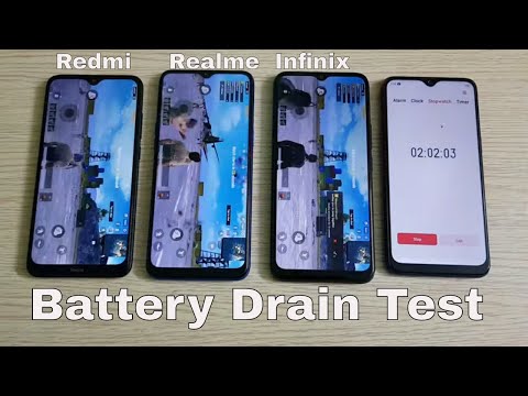 Redmi 8A Redmi 8 vs Realme 5 Realme 5s vs Infinix Hot 8 5000mAh Battery Drain Test