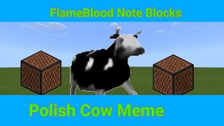 Polish Cow meme | minecraft noteblock tutorial