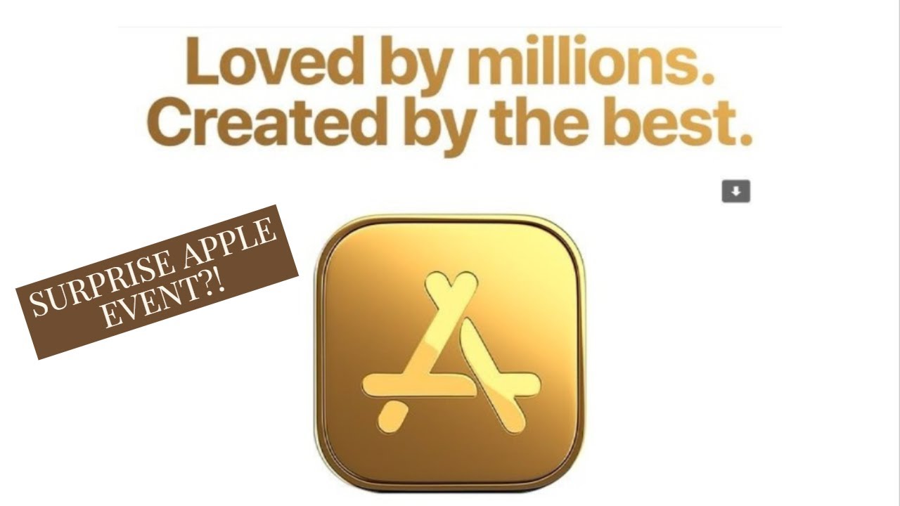 SURPRISE APPLE EVENT?! YouTube