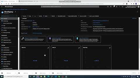 azure(애저) app services 과 github 연동  1/2