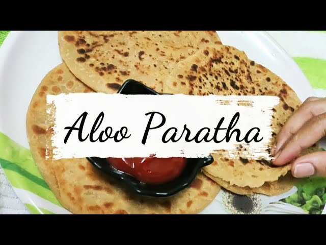 How to make perfect Chatpata Spicy Ethinic Punjabi #AlooParota with Ketchup - 9to9recipes class=