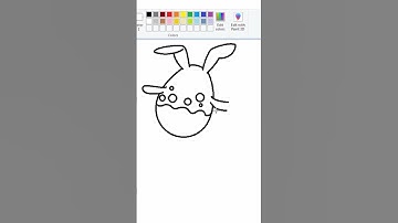 How To Draw Ditto As Azumarill In MS Paint With A Mouse*