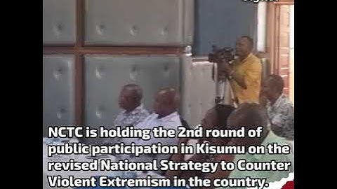 NCTC holds public participation on the revised National Strategy to Counter Violent Extremism