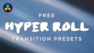 [New In 2022 : Saving And Using Power Bins] Free Hyper Roll Transitions | DaVinci Resolve 17