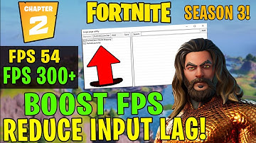 Fortnite Chapter 2 Season 3 Boost FPS & Reduce Input Lag | Fortnite Textures Not Loading Fix [2020]