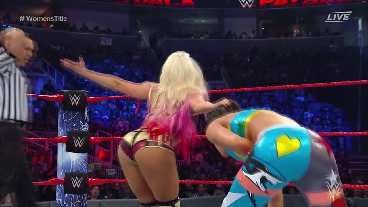 Alexa Bliss Hot Ass(WWE Payback 2017 Bayley vs Alexa Bliss) .