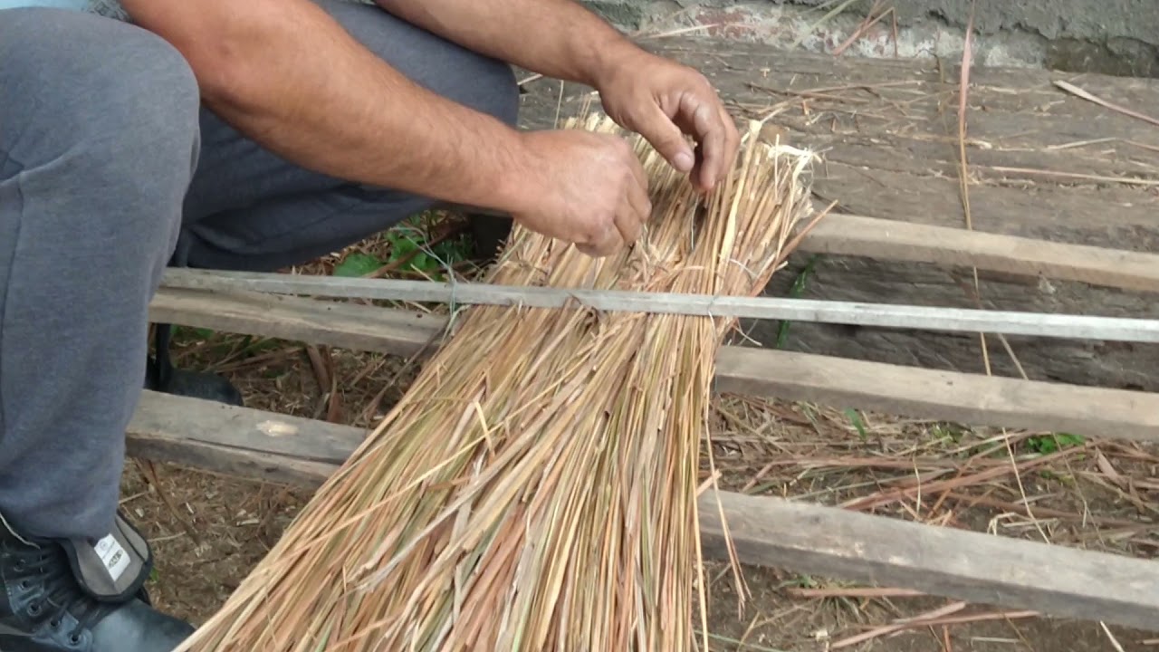 tutorial (como fazer uma cobertura de sapê)