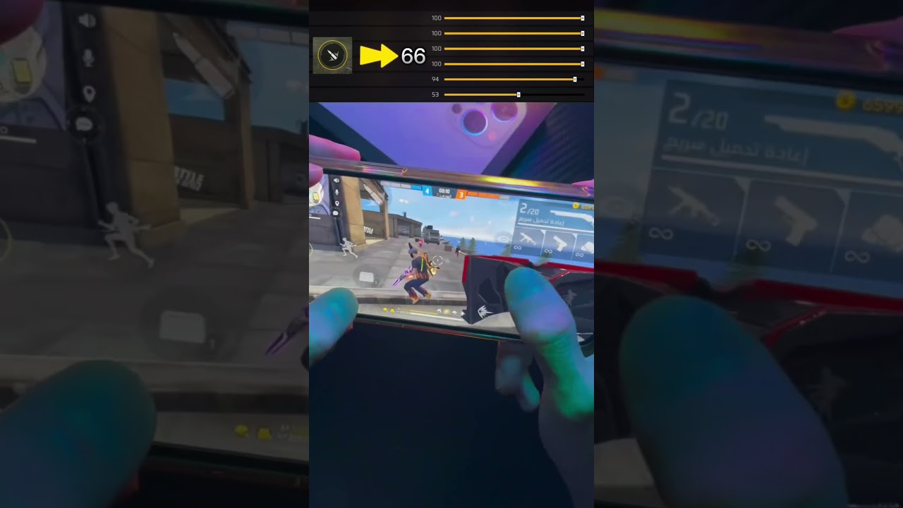 HANDCAM GAMEPLAY  FREE  FIRE ||...