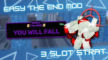 3 SLOT THE END MOD STRAT | Skibi Defense 